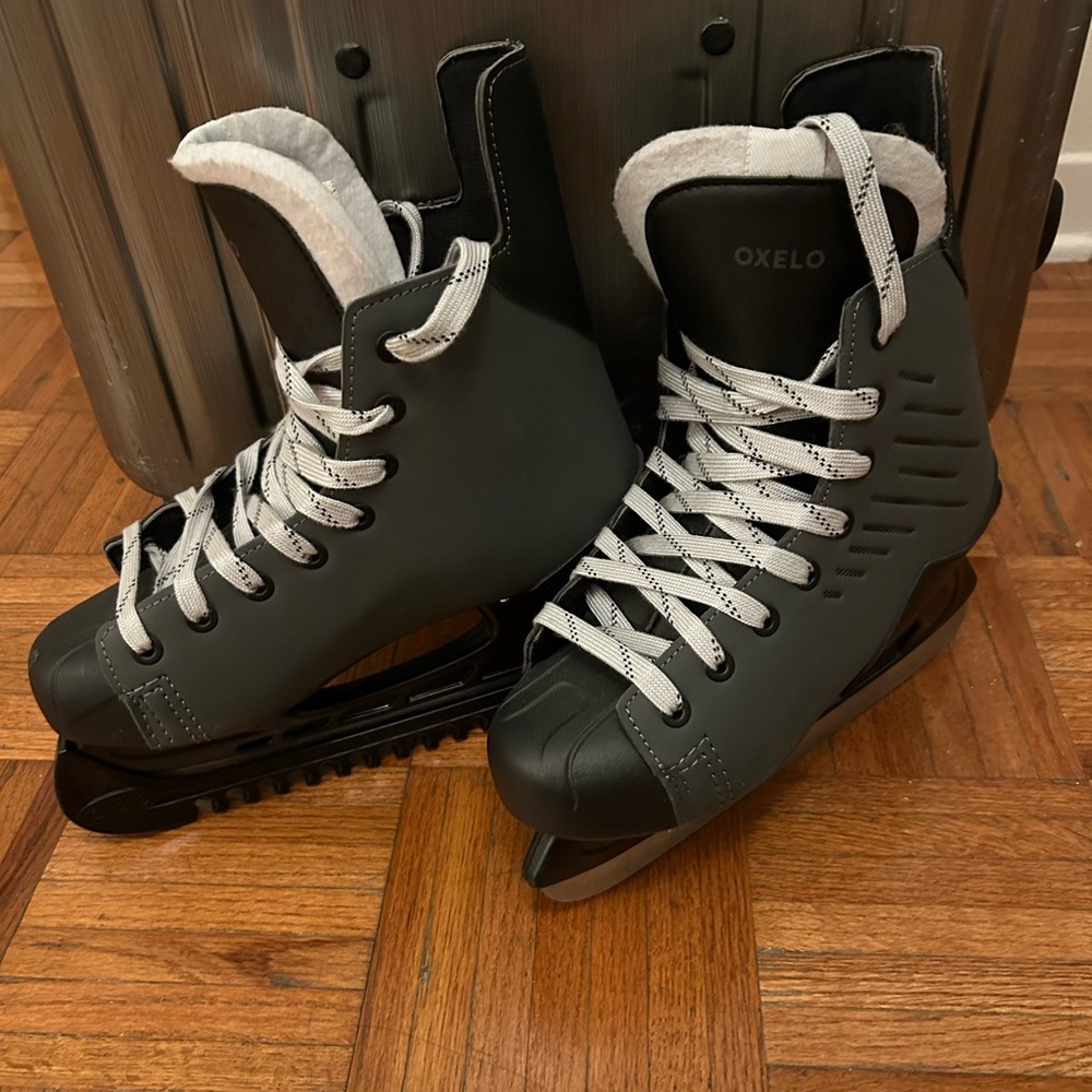 Gray Ice Skates